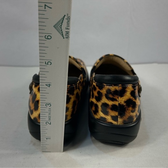 Alegria Keli Leopard Print Patent Slip-On Comfort Shoes | Women’s 38 (8–8.5) - Picture 5 of 15